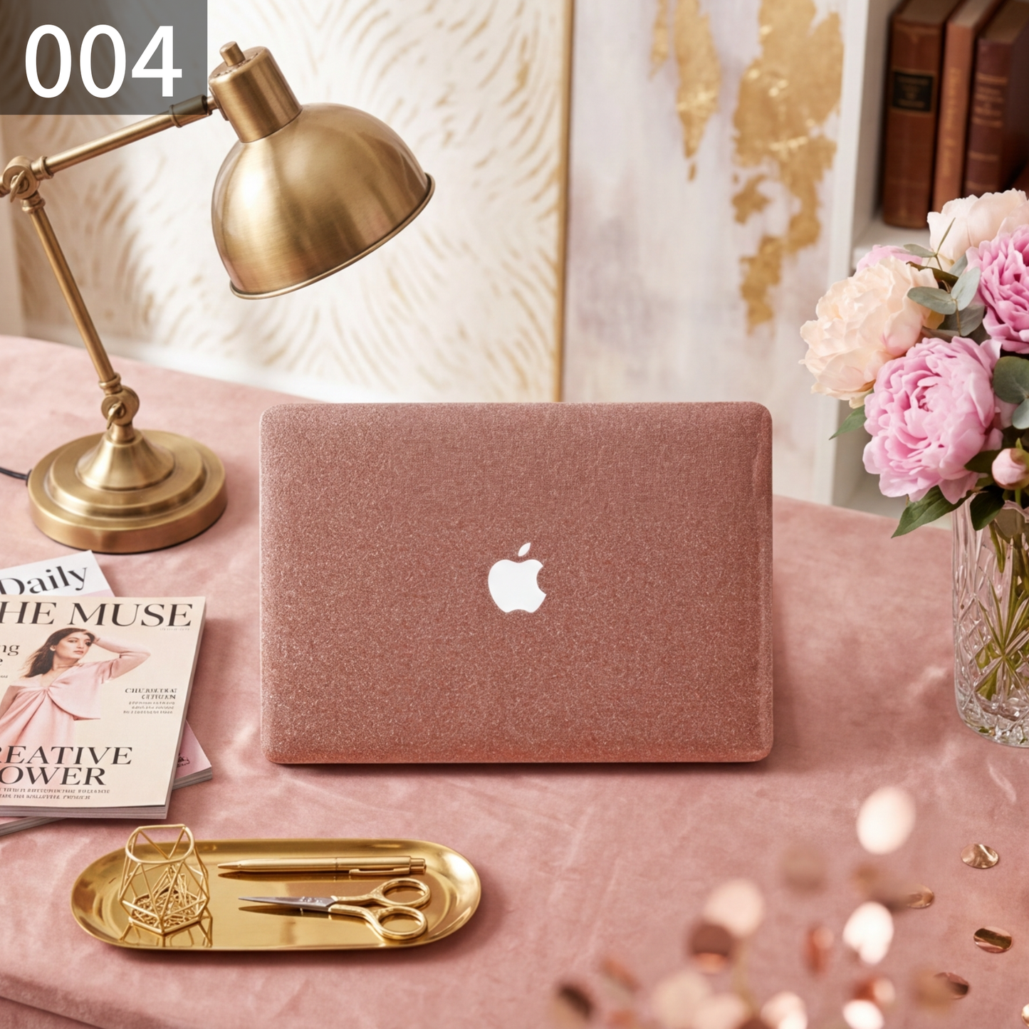 グリッタースパークル MacBookカバー