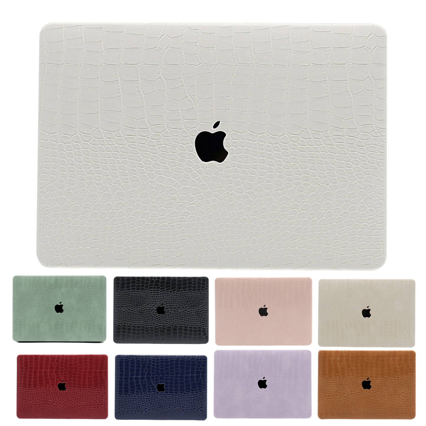 クロコダイルテクスチャ MacBookカバー