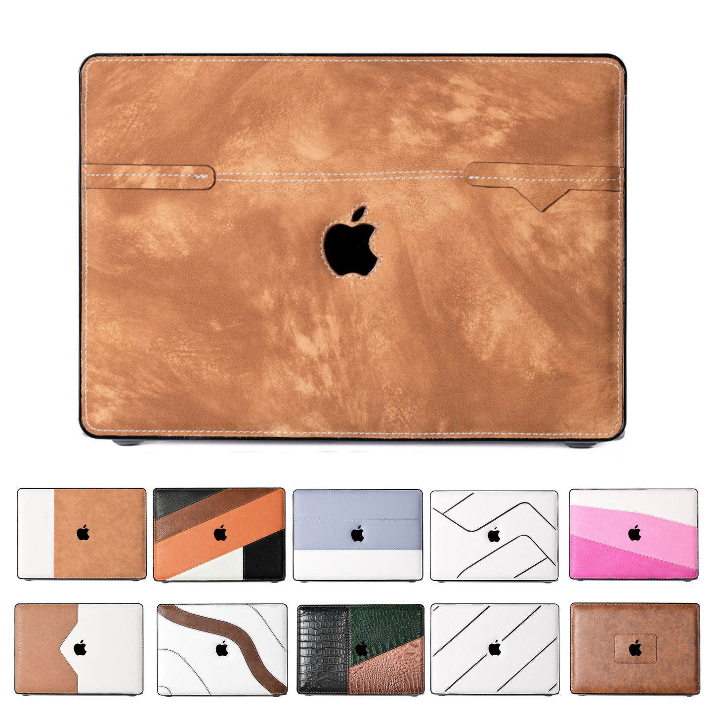 レザーテクスチャ MacBookカバー