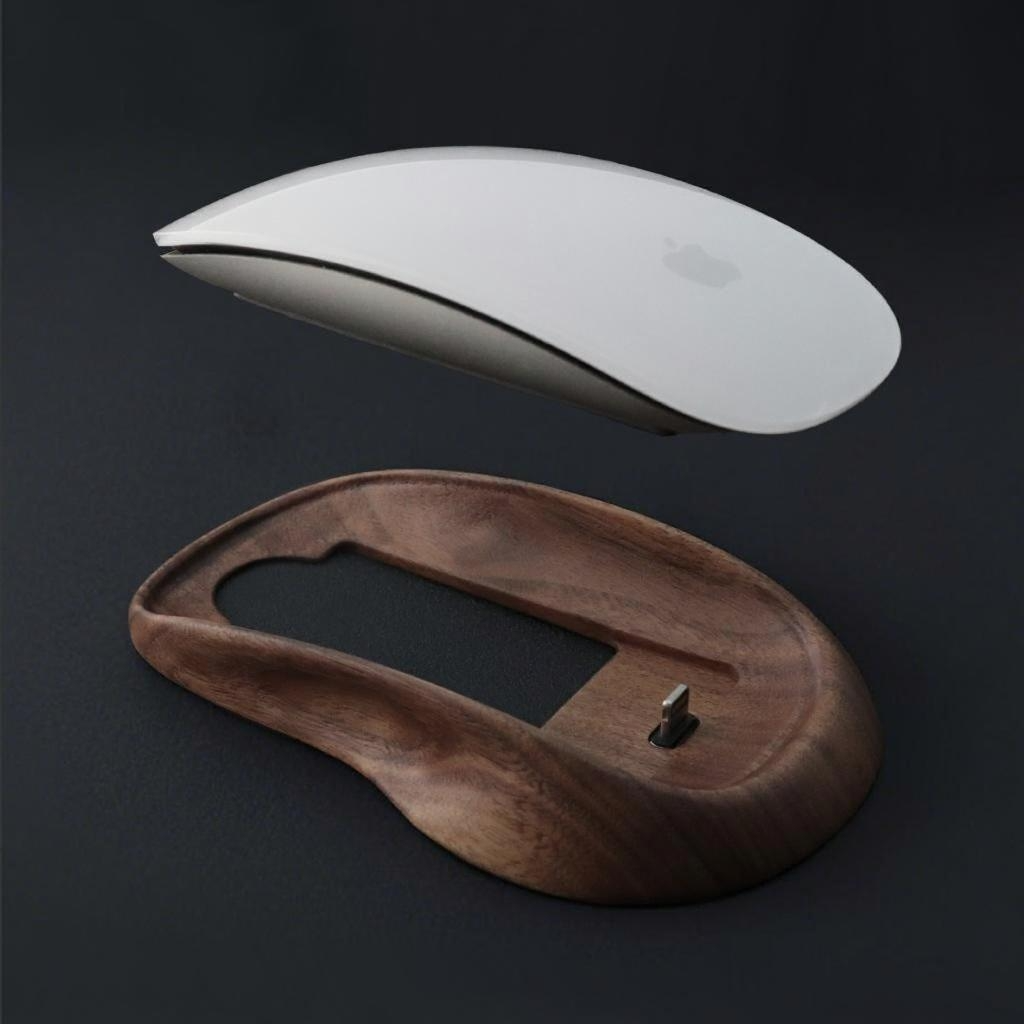Magic Mouse 天然木製エルゴノミクスベース