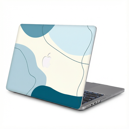 ミストブルー MacBookカバー ハードケース | 北欧モダンデザイン
