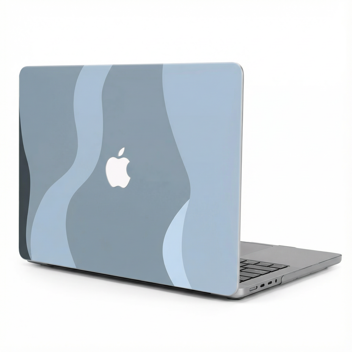ミストブルー MacBookカバー ハードケース | 北欧モダンデザイン