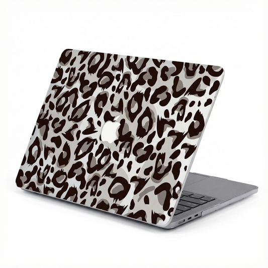 MacBook ケース レオパード グレー
